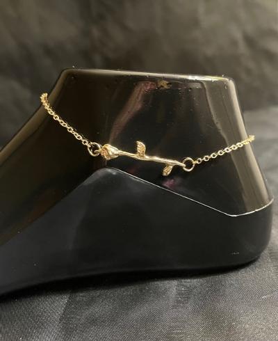 Rose Flower Anklet