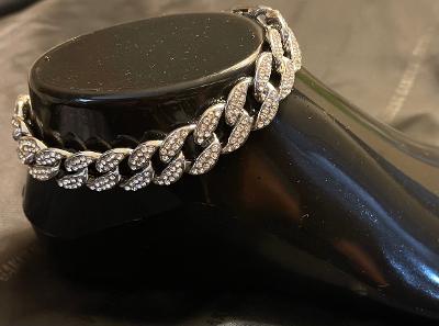 Silver Cuban Link Anklet
